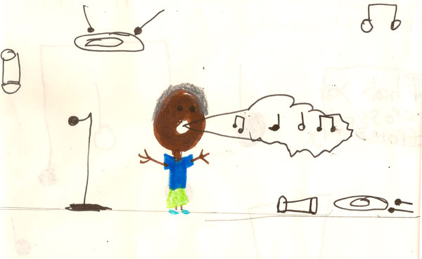 Art by a young audience member